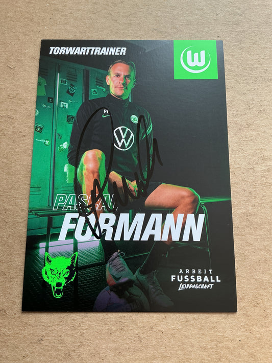 Pascal Formann, Germany 🇩🇪 VfL Wolfsburg 2021/22 hand signed