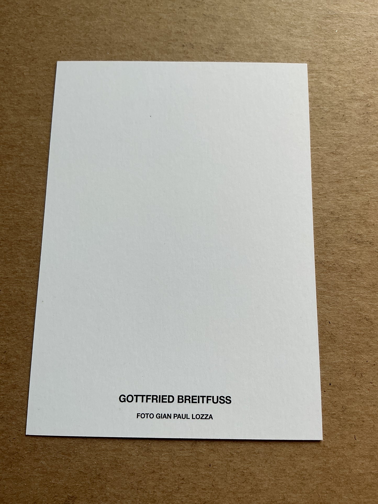 Gottfried Breitfuß, Austria 🇦🇹 Actor 2025 hand signed