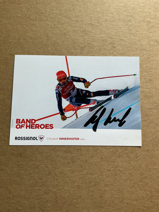 Christof Innerhofer, Italy 🇮🇹 Alpine Winter Sports 2024/25 hand signed