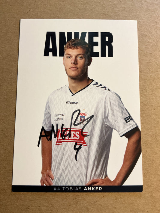 Tobias Anker, Denmark 🇩🇰 Aarhus GF 2023/24 hand signed
