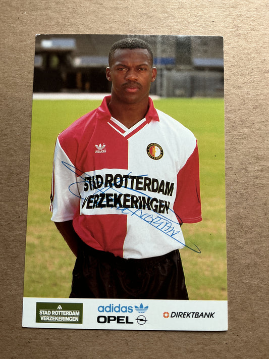 Paul Nortan, Netherlands 🇳🇱 Feyenoord Rotterdam 1992/93 hand signed