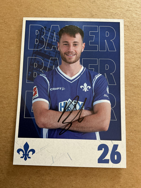 Matthias Bader, Germany 🇩🇪 SV Darmstadt 98 2023/24 hand signed