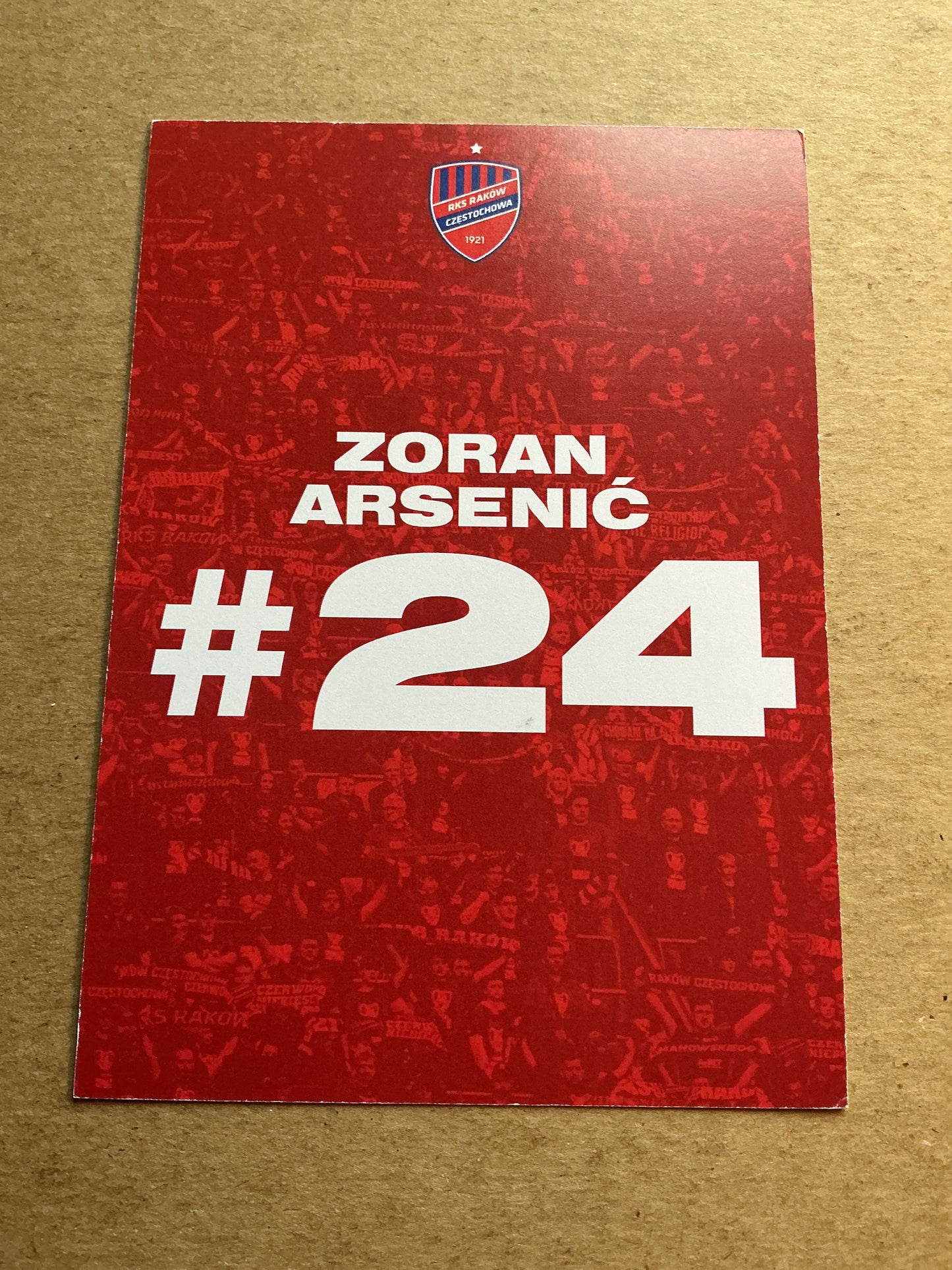 Zoran Arsenić, Croatia 🇭🇷 Raków Częstochowa 2023/24 hand signed