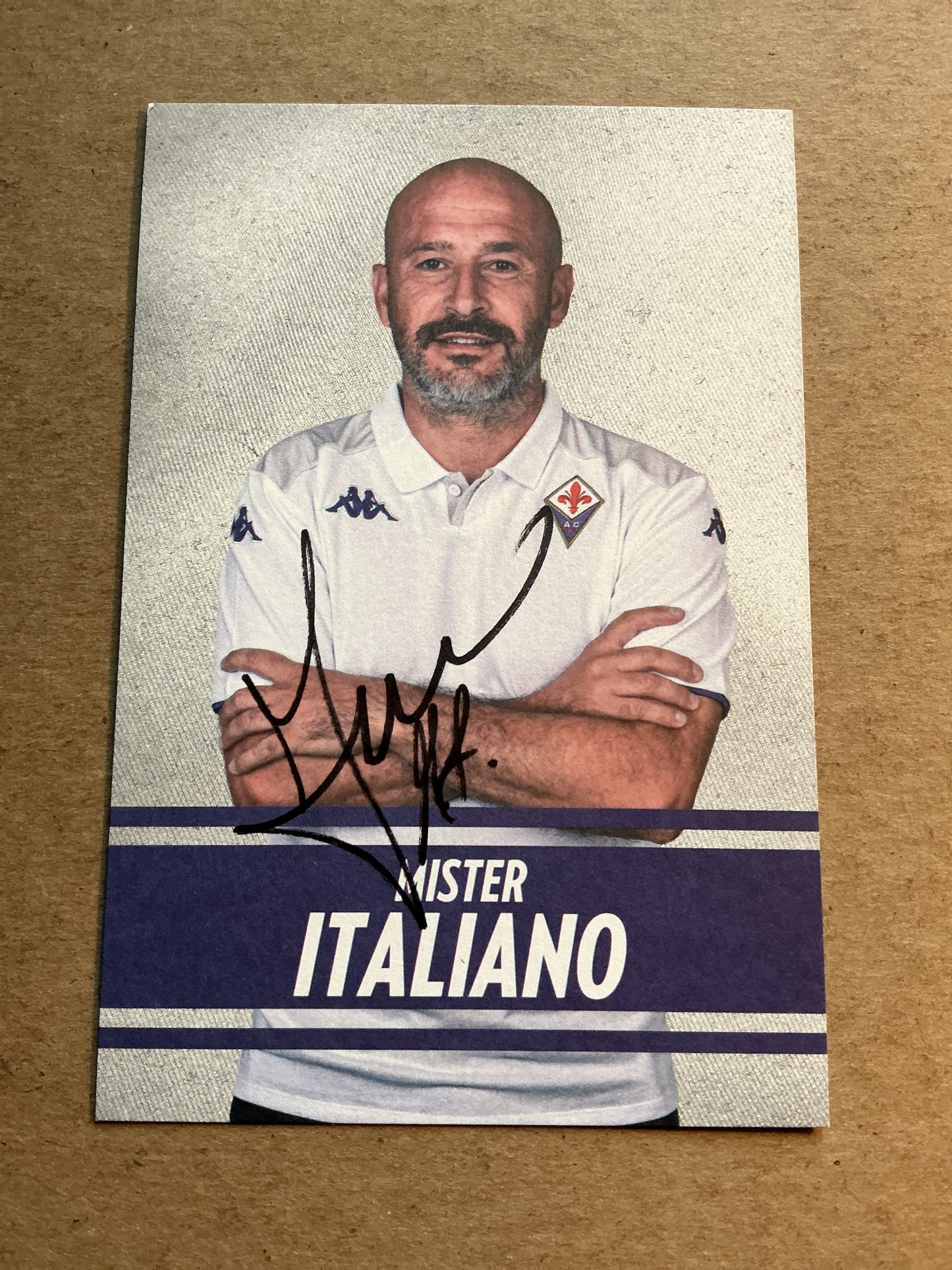 Vincenzo Italiano, Italy 🇮🇹 ACF Fiorentina 2021/22 hand signed