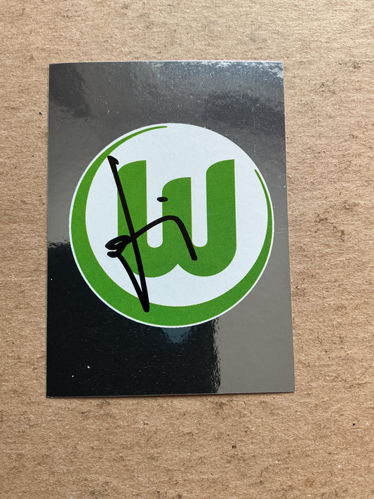 Dieter Hecking, Germany 🇩🇪 VfL Wolfsburg 2013/14 Topps hand signed