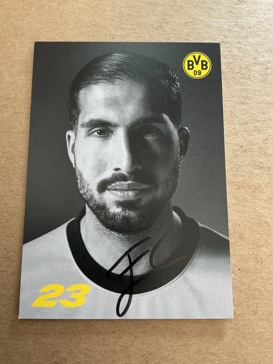 Emre Can, Germany 🇩🇪 Borussia Dortmund 2023/24 hand signed