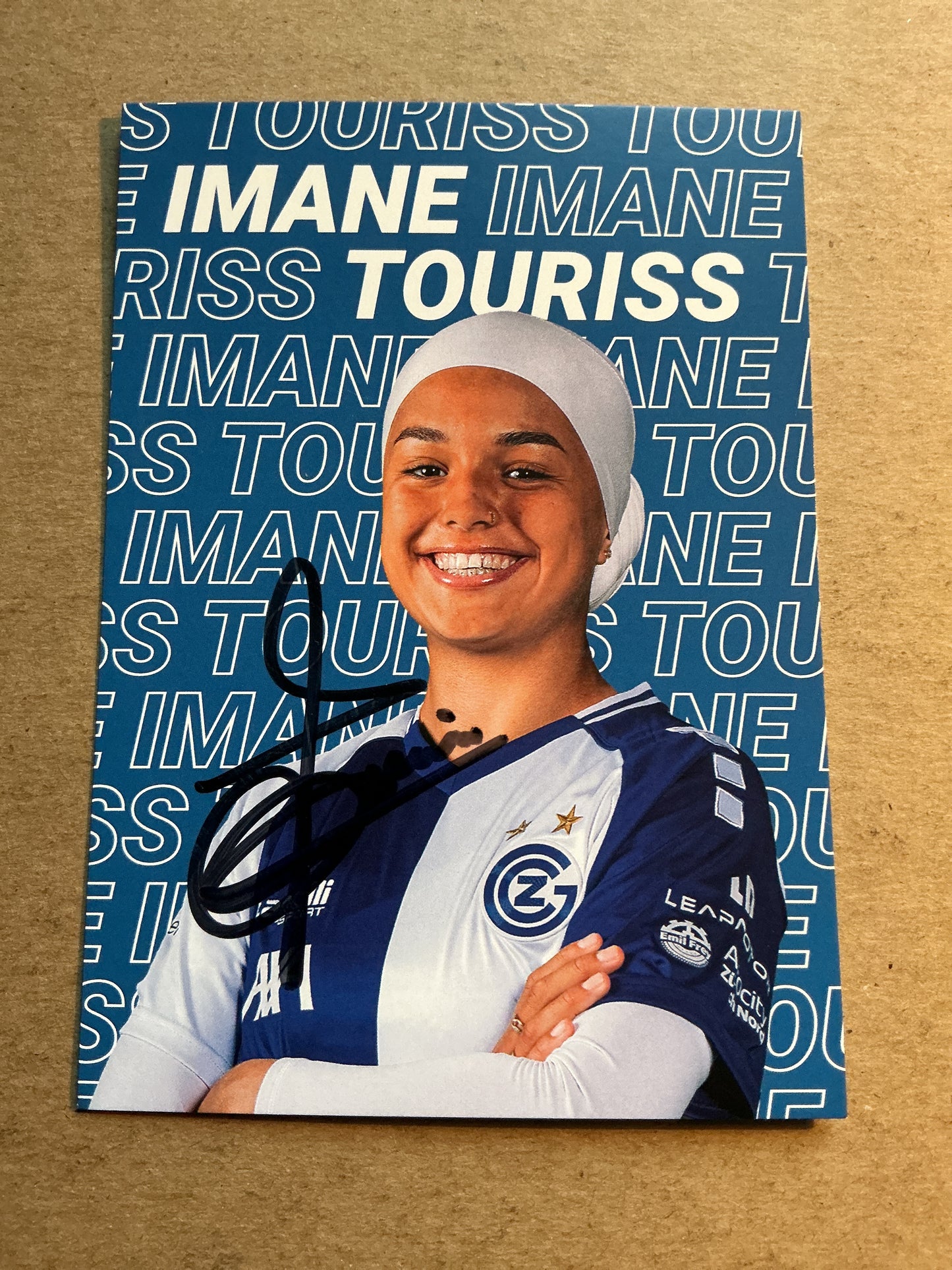 Imane Touriss, Morocco 🇲🇦 Grasshopper Club Zürich 2025/26 hand signed