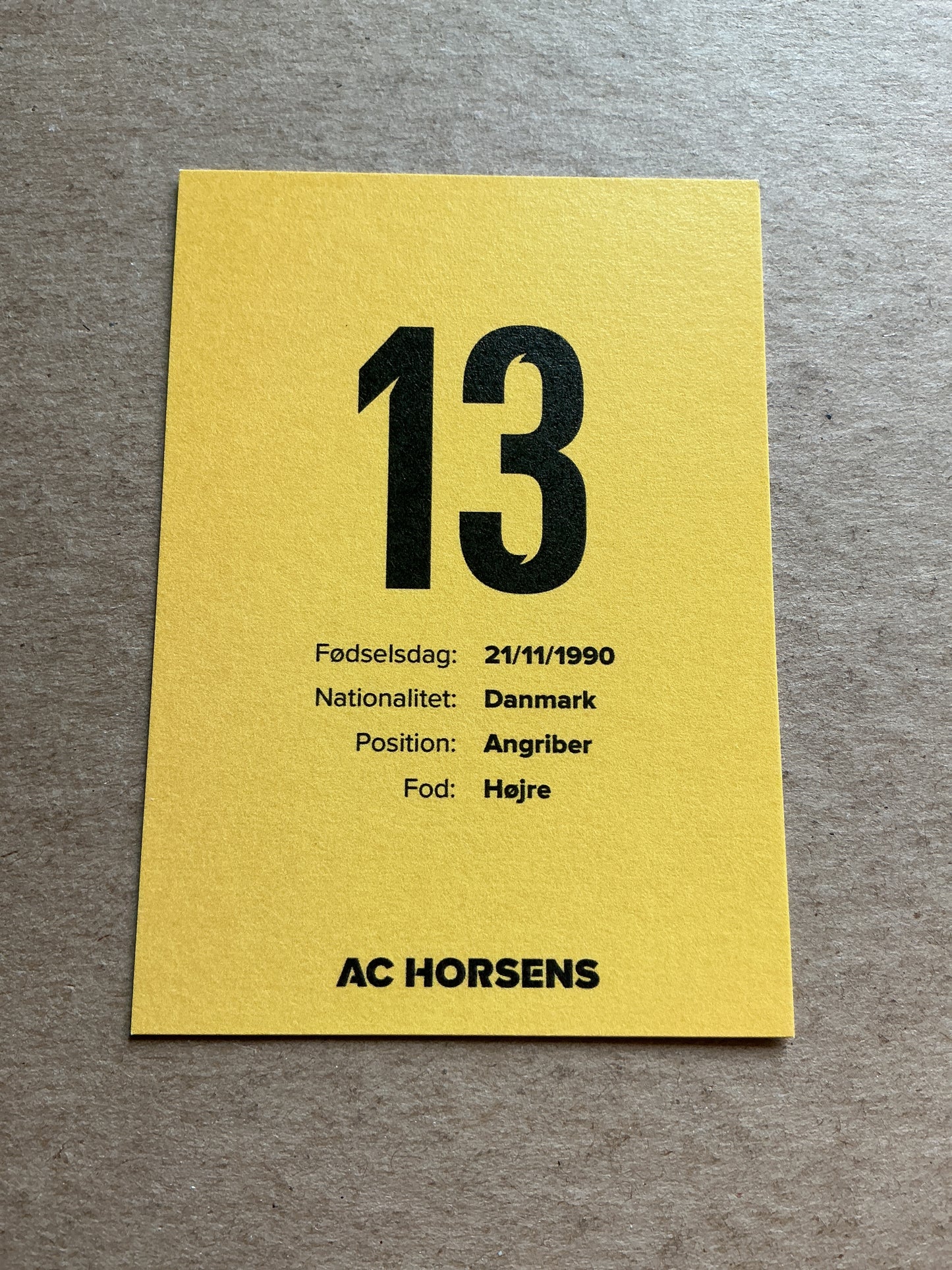 Simon Makienok, Denmark 🇩🇰 AC Horsens 2022/23 hand signed