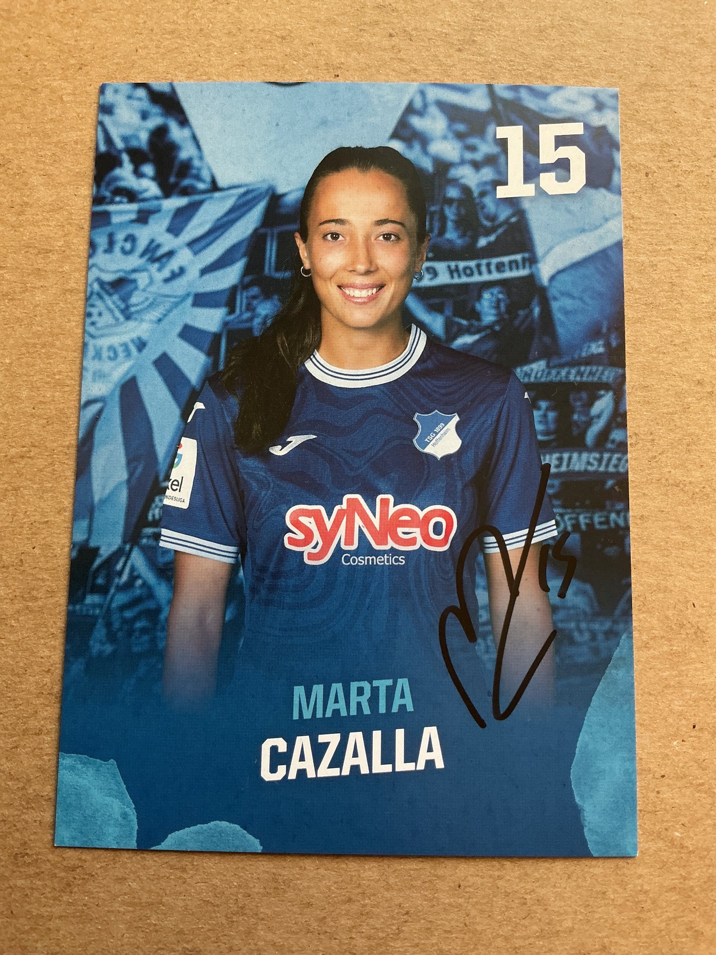 Marta Cazalla, Spain 🇪🇸 TSG Hoffenheim 1899 2023/24 hand signed