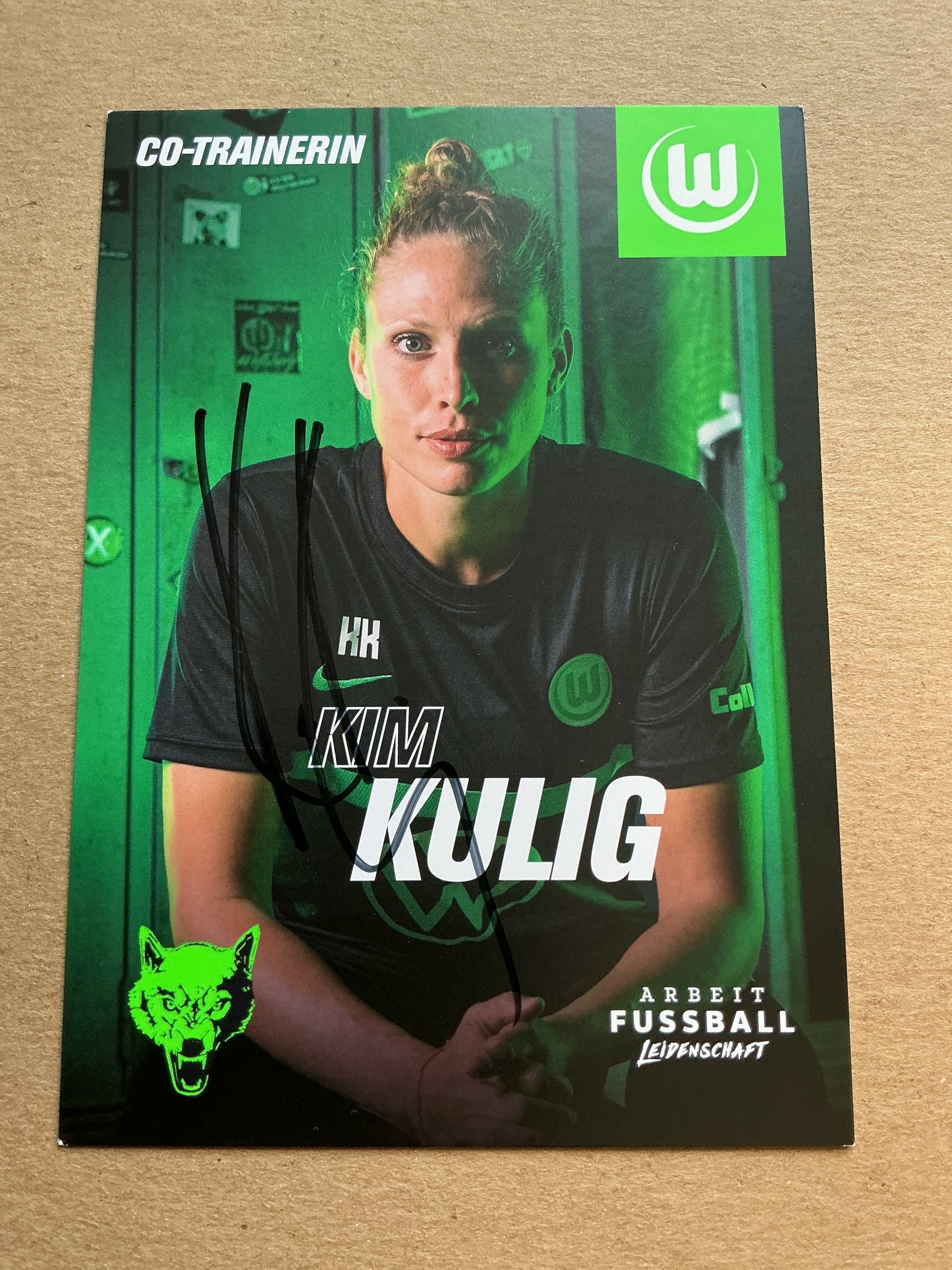 Kim Kulig, Germany 🇩🇪 VfL Wolfsburg 2021/22 hand signed