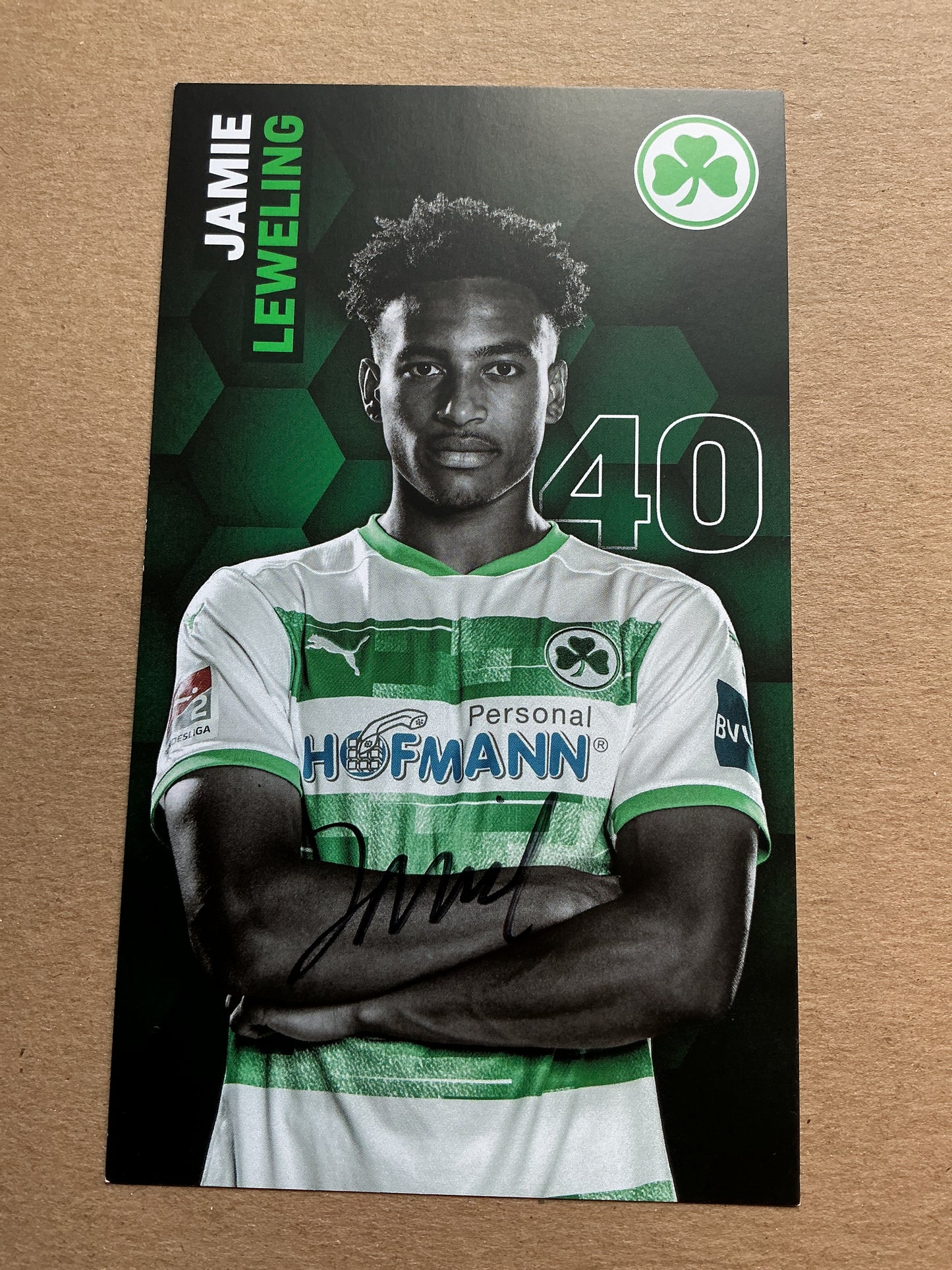 Jamie Leweling, Germany 🇩🇪 SpVgg Greuther Fürth 2020/21 hand signed