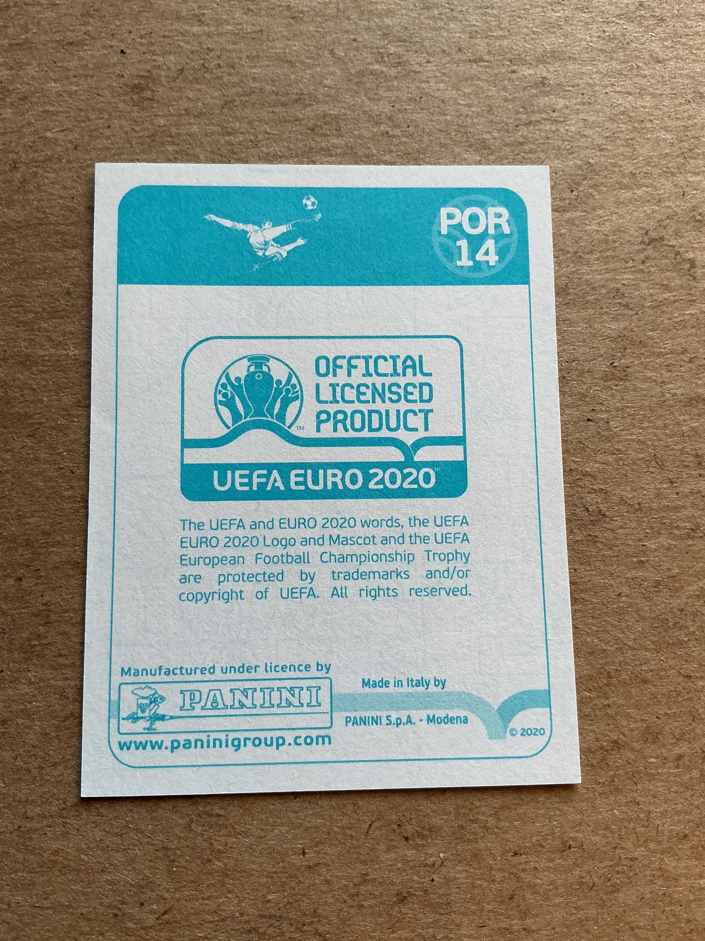 Raphaël Guerreiro, Portugal 🇵🇹 UEFA Euro 2020 Panini hand signed