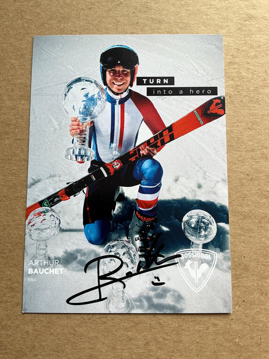 Arthur Bauchet, France 🇫🇷 Alpine Winter Sports 2024/25 hand signed