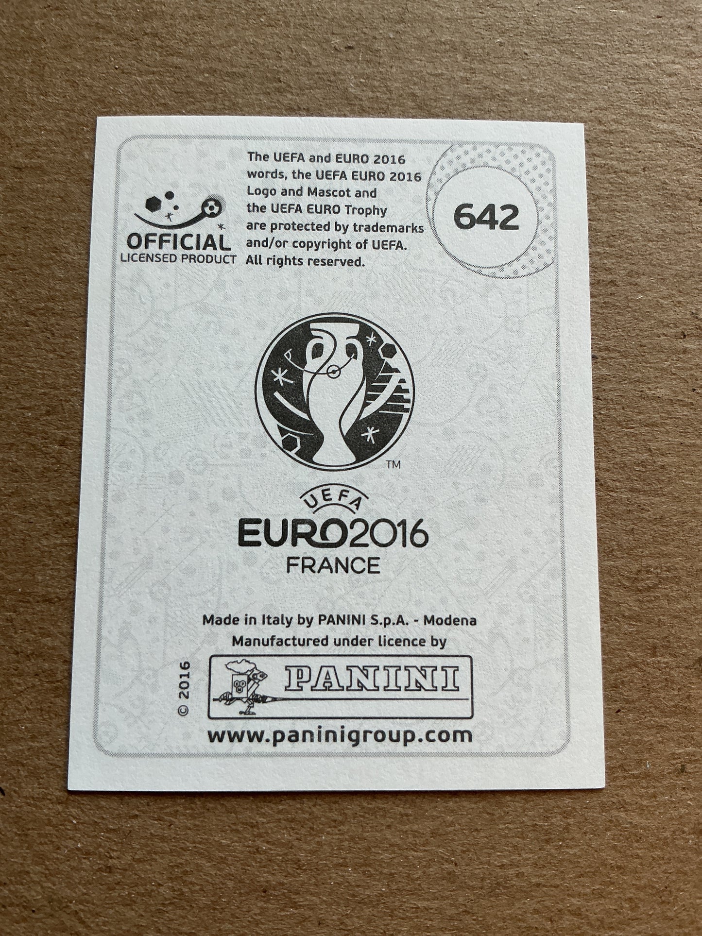 Zlatko Junuzovic, Austria 🇦🇹 UEFA Euro 2016 Panini hand signed