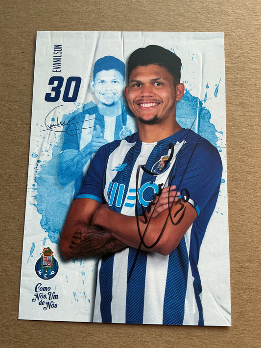 Evanilson, Brazil 🇧🇷 FC Porto 2021/22 hand signed