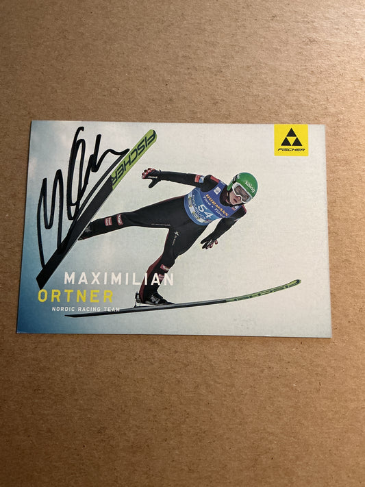 Maximilian Ortner, Austria 🇦🇹 Ski Jumping Winter Sports 2024/25 hand signed