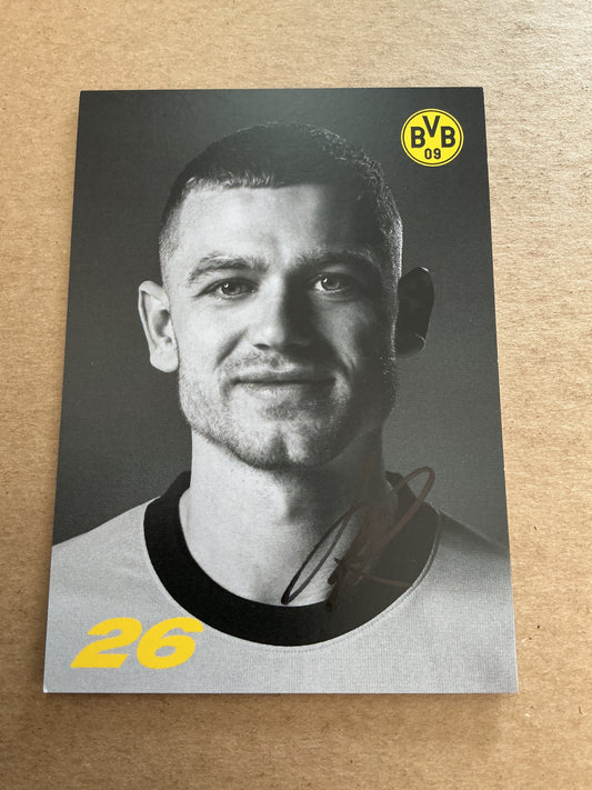 Julian Ryerson, Norway 🇳🇴 Borussia Dortmund 2023/24 hand signed