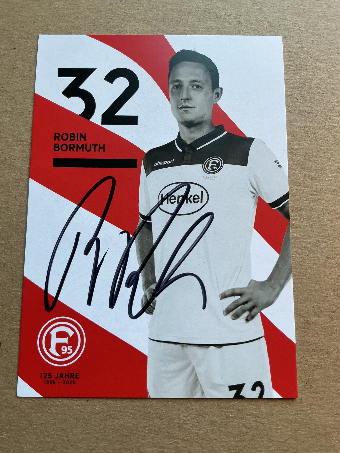 Robin Bormuth, Germany 🇩🇪 Fortuna Düsseldorf 2019/20 hand signed