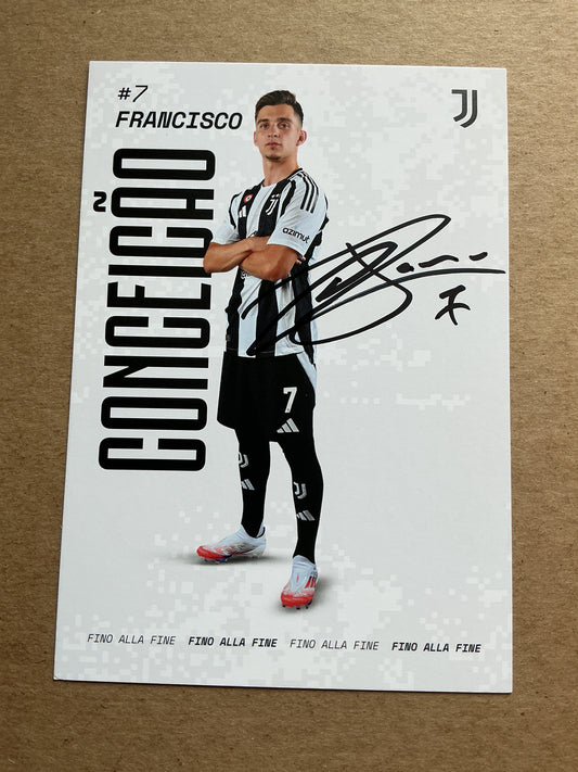Francisco Conceicao, Portugal 🇵🇹 Juventus FC 2024/25 hand signed