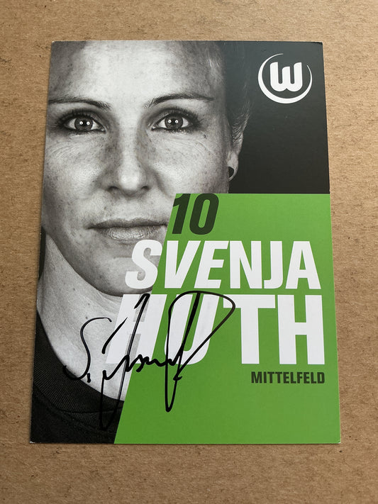 Svenja Huth, Germany 🇩🇪 VfL Wolfsburg 2025/26 hand signed