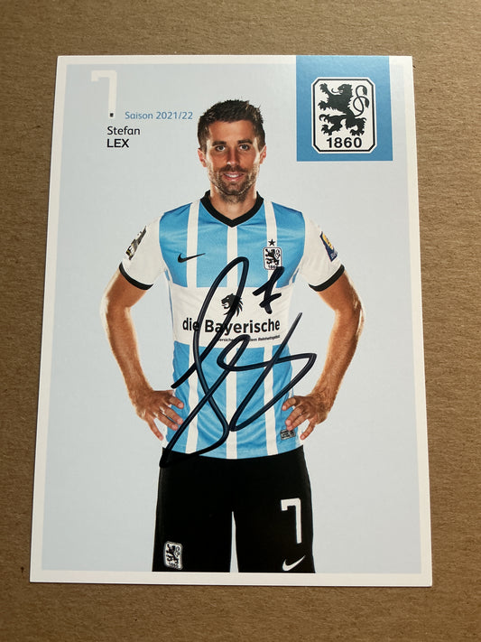 Stefan Lex, Germany 🇩🇪 TSV 1860 München 2021/22 hand signed