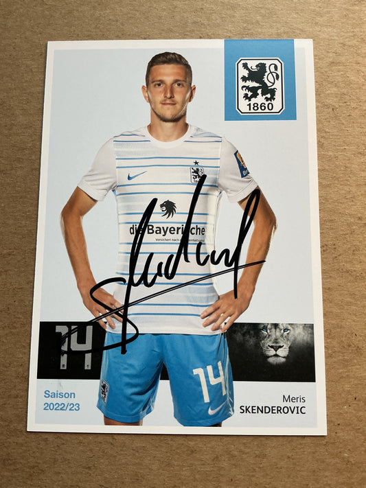 Meris Skenderović, Montenegro 🇲🇪 TSV 1860 München 2022/23 hand signed