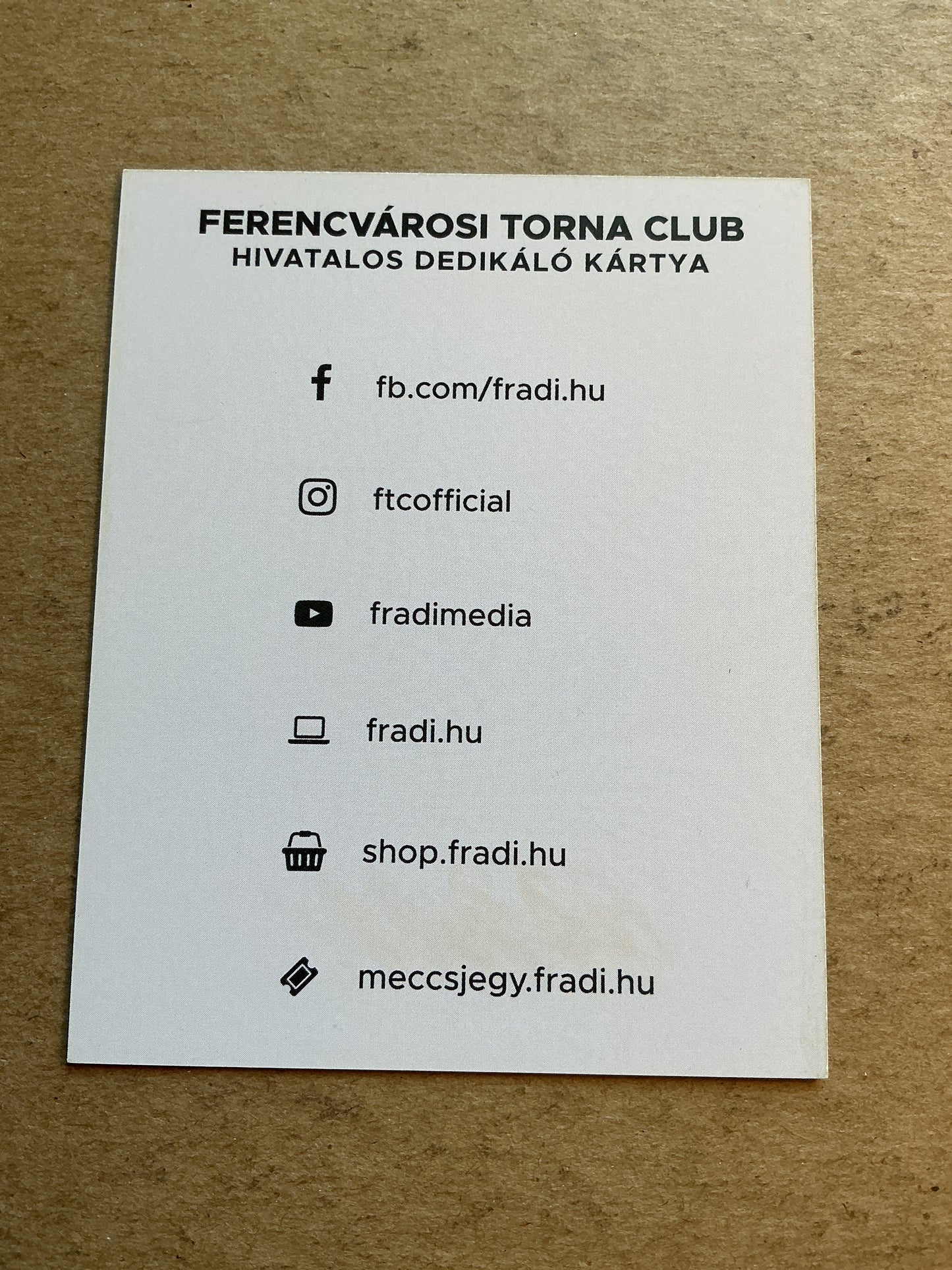 Oleksandr Zubkov, Ukraine 🇺🇦 Ferencváros 2020/21 hand signed