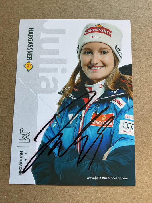 Julia Mühlbacher, Austria 🇦🇹 Ski Jumping Winter Sports 2024/25 hand signed