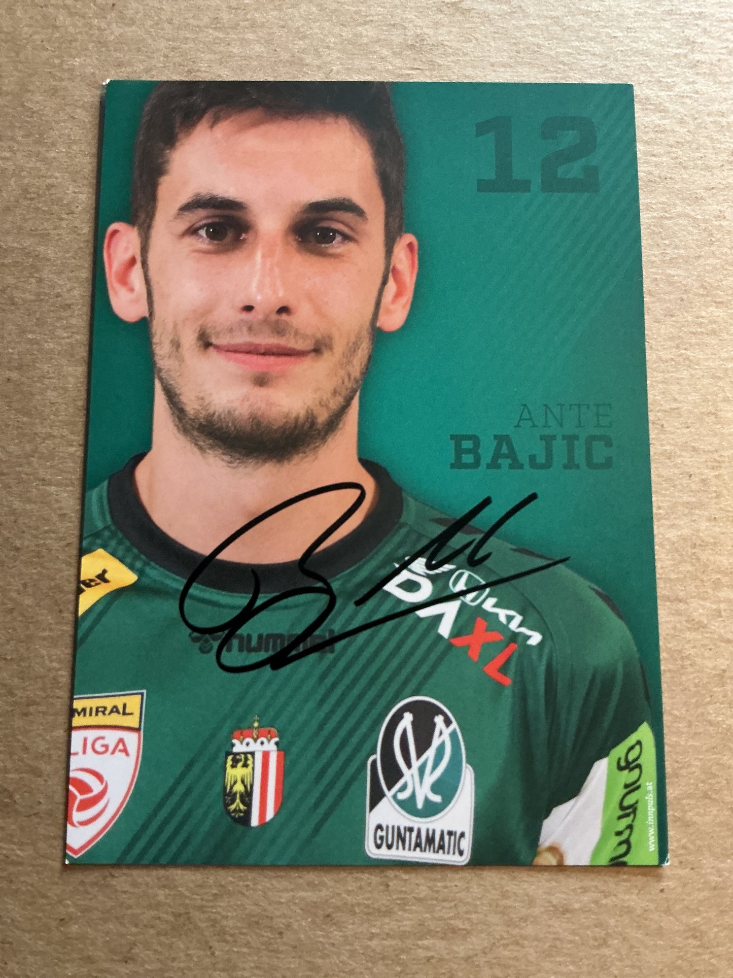 Ante Bajic, Austria 🇦🇹 SV Ried 2024/25 hand signed