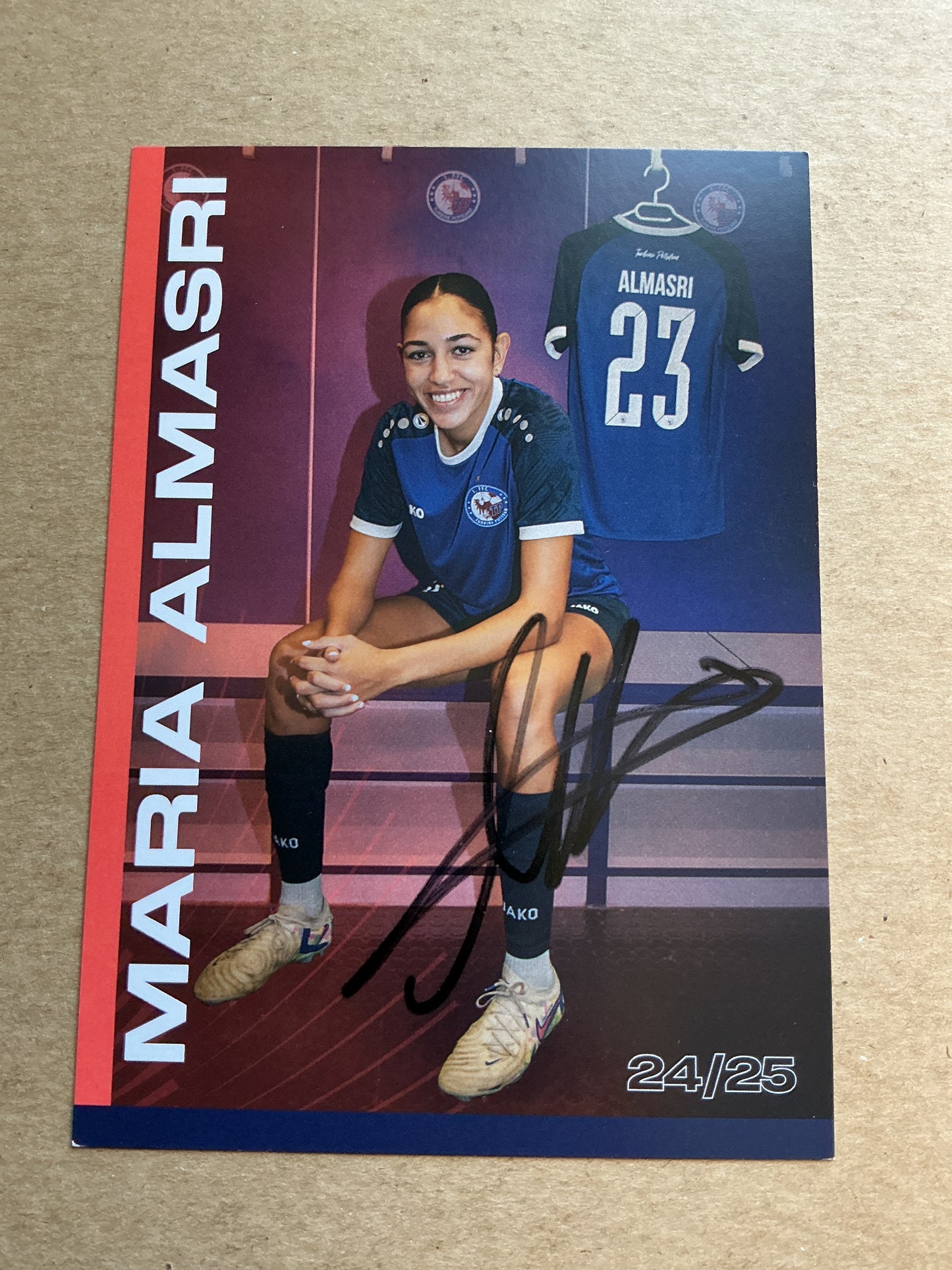 Maria Almasri, Israel 🇮🇱 1.FFC Turbine Potsdam 2024/25 hand signed