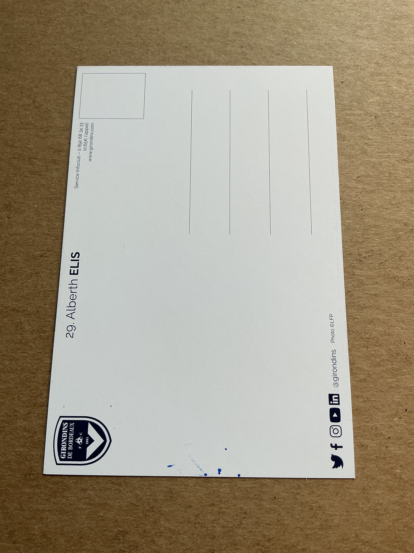 Alberth Elis, Honduras 🇭🇳 Girondins Bordeaux 2021/22 hand signed
