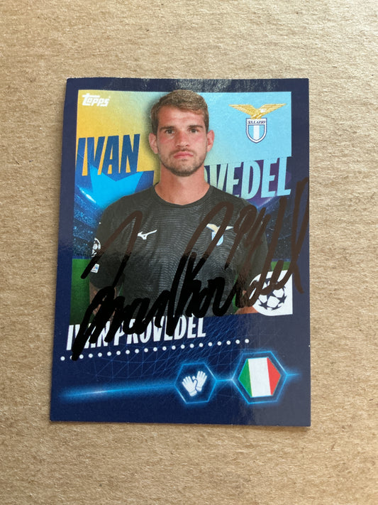 Ivan Provedel, Italy 🇮🇹 SS Lazio Rom 2023/24 Topps hand signed