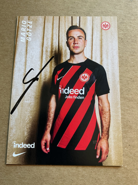 Mario Götze, Germany 🇩🇪 Eintracht Frankfurt 2023/24 hand signed