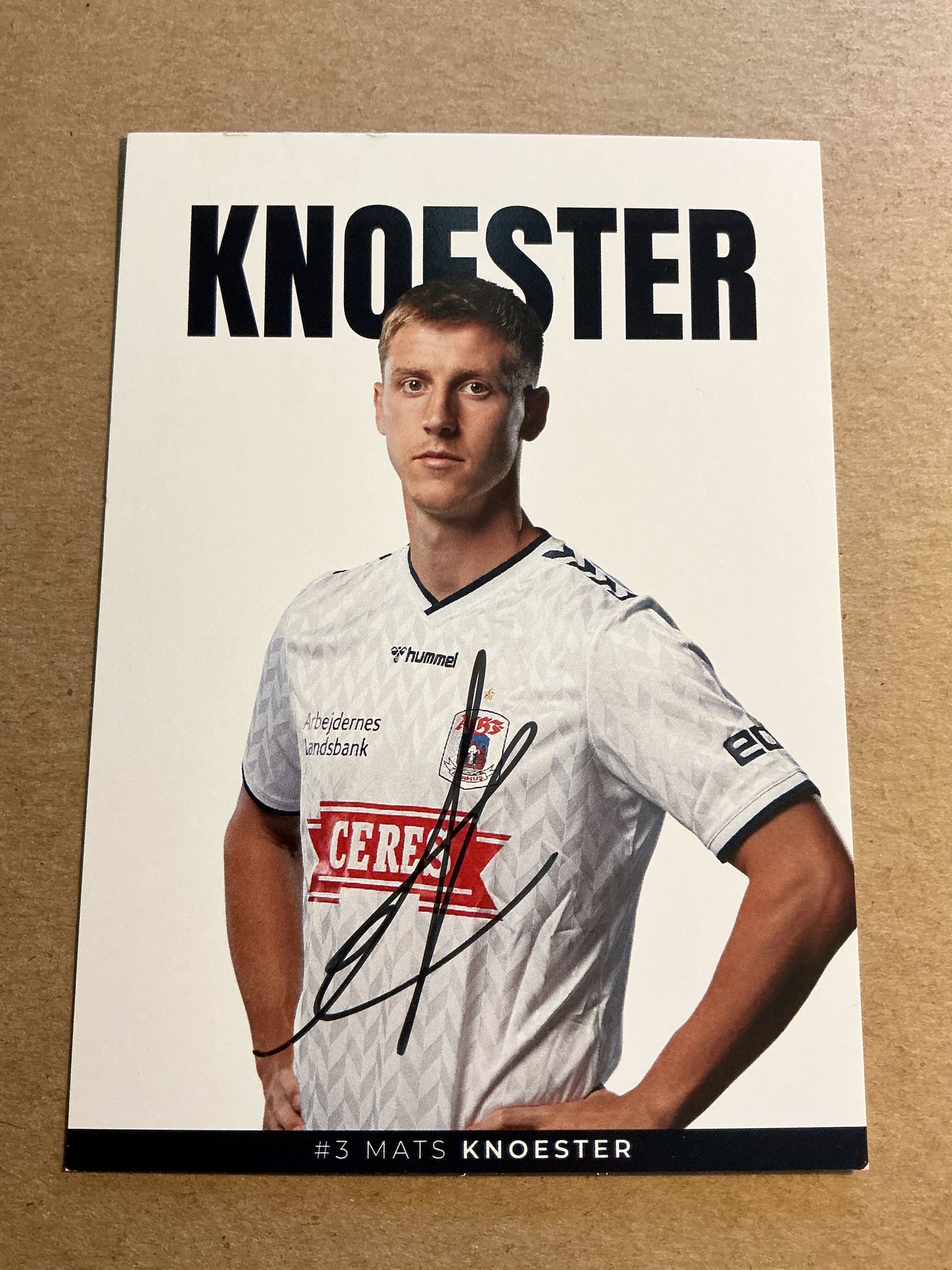 Mats Knoester, Netherlands 🇳🇱 Aarhus GF 2023/24 hand signed