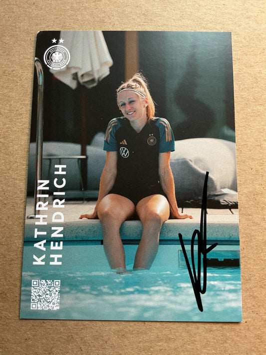 Kathrin Hendrich, Germany 🇩🇪 Summer Olympics 2024 hand signed