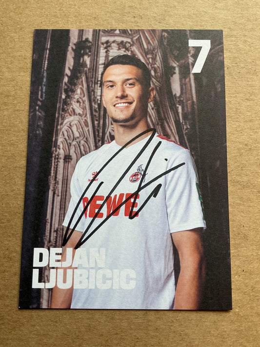 Dejan Ljubicic, Austria 🇦🇹 1.FC Köln 2023/24 hand signed