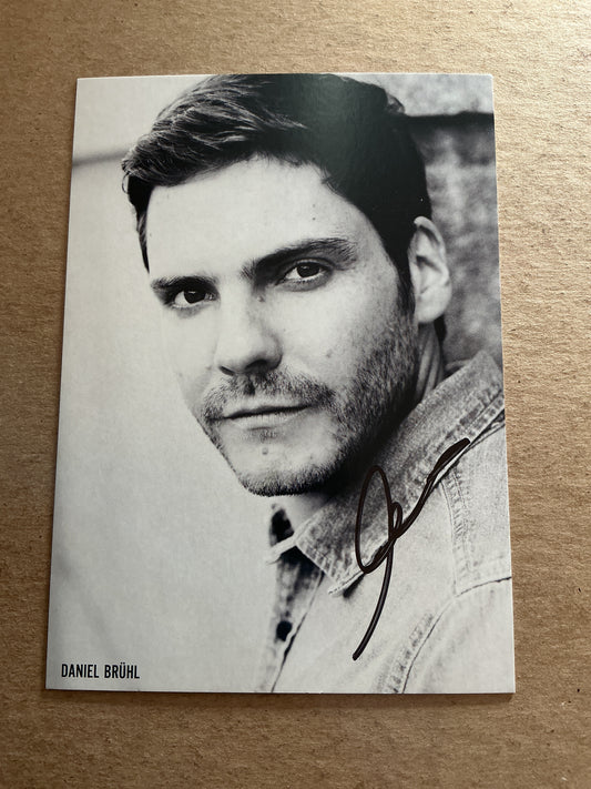 Daniel Brühl, Germany 🇩🇪 Actor hand signed