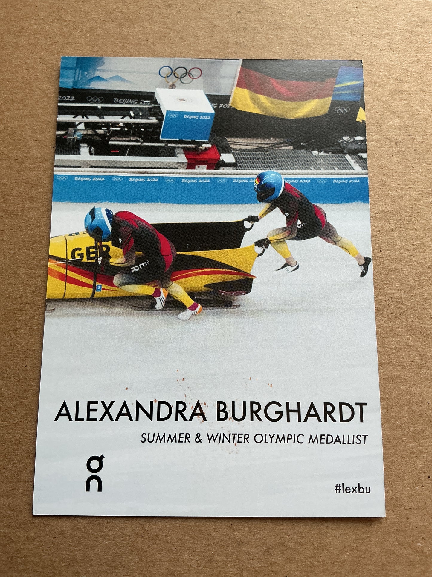 Alexandra Burghardt, Germany 🇩🇪 Athletics Summer Olympics 2024 hand signed