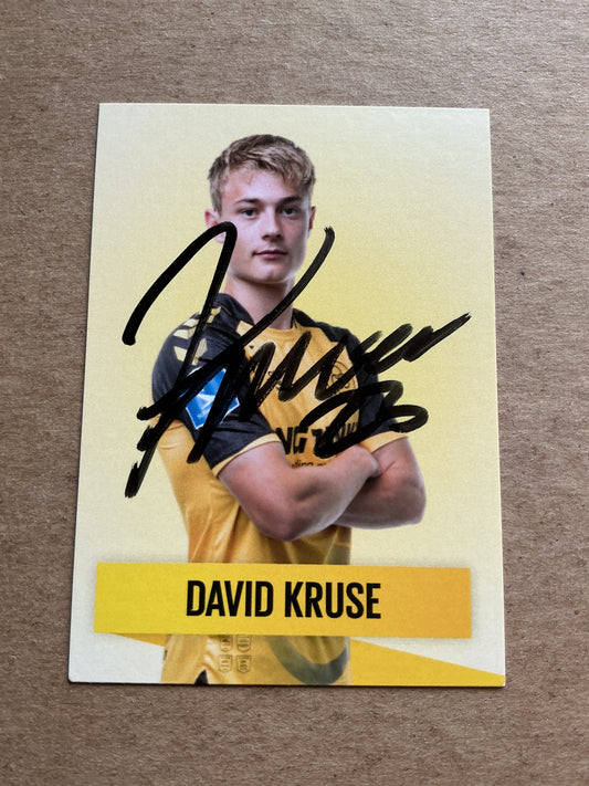 David Kruse, Denmark 🇩🇰 AC Horsens 2022/23 hand signed