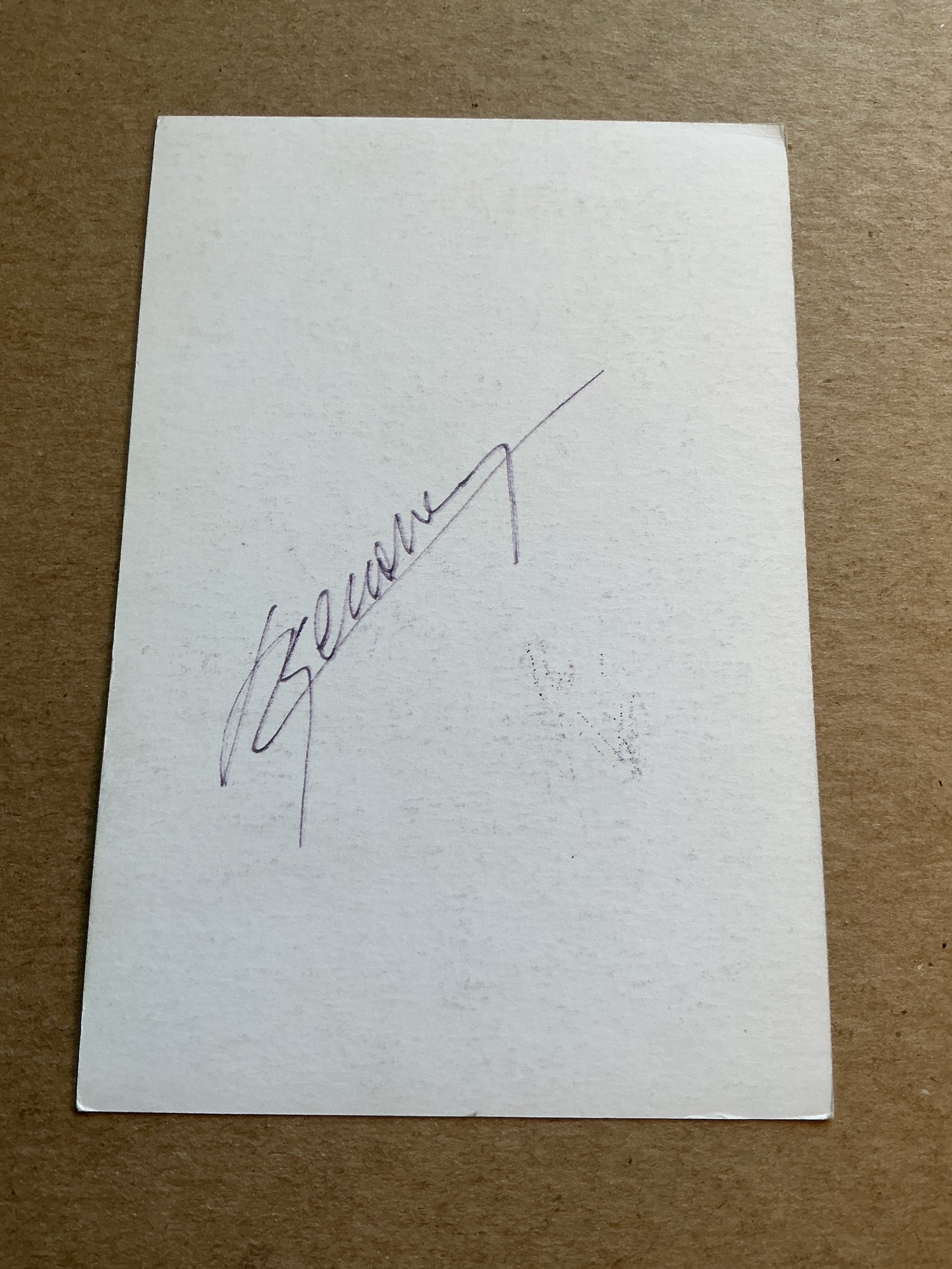 Pascal Bernauer, France 🇫🇷 RC Strasbourg 1983/84  hand signed