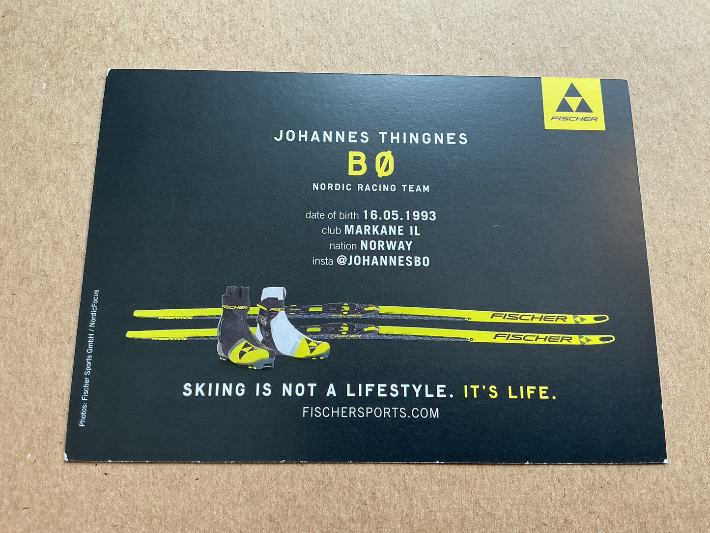 Johannes Thingnes Bø, Norway 🇳🇴 Biathlon 2024/25 hand signed