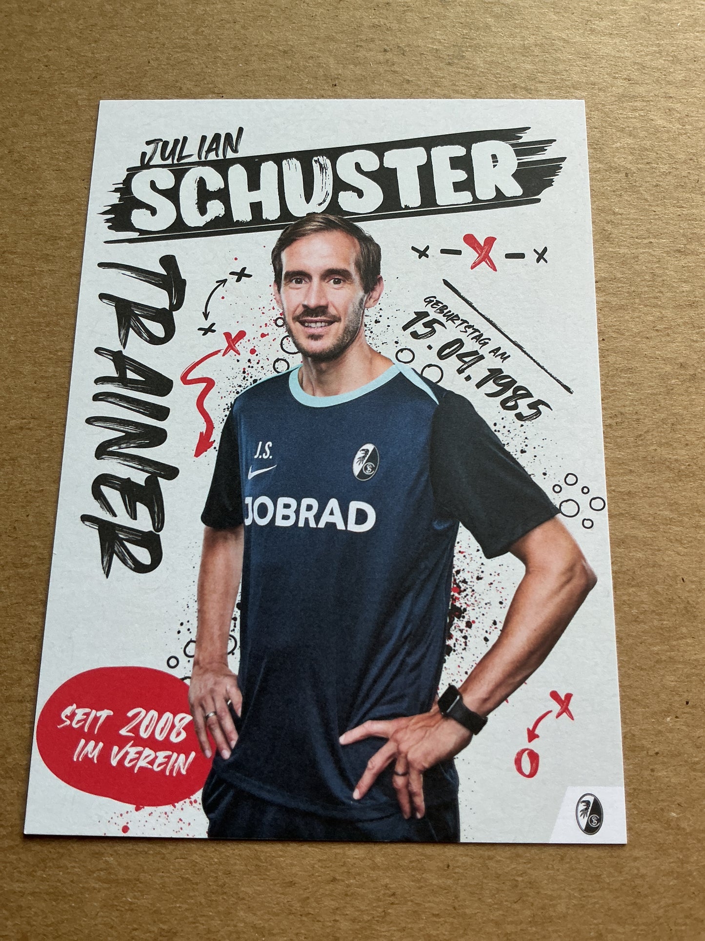 Julian Schuster, Germany 🇩🇪 SC Freiburg 2024/25 hand signed