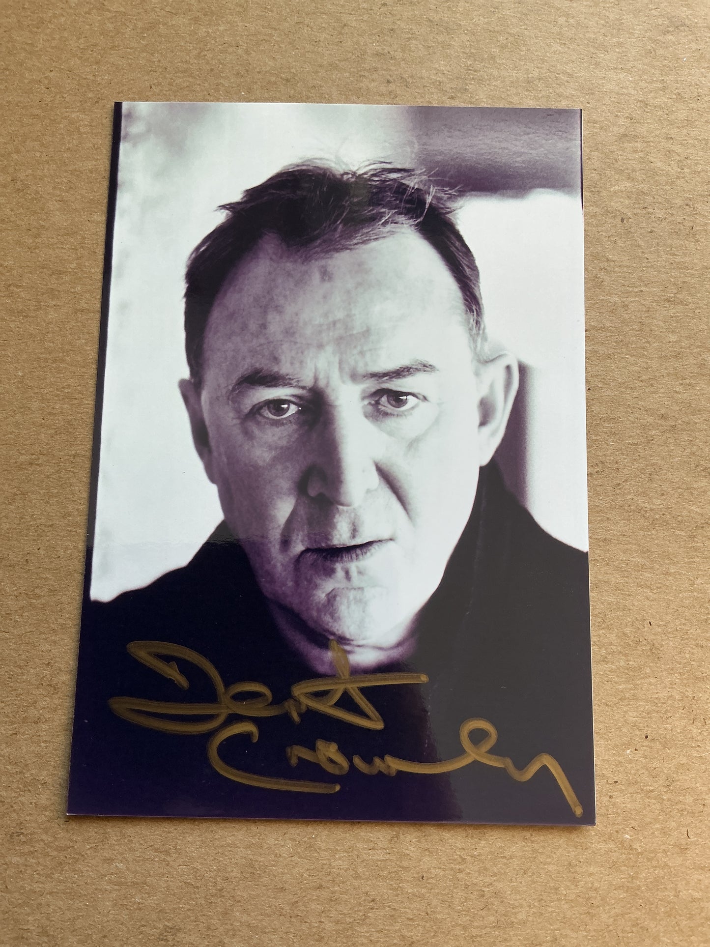 Dermot Crowley, Ireland 🇮🇪 Actor hand signed