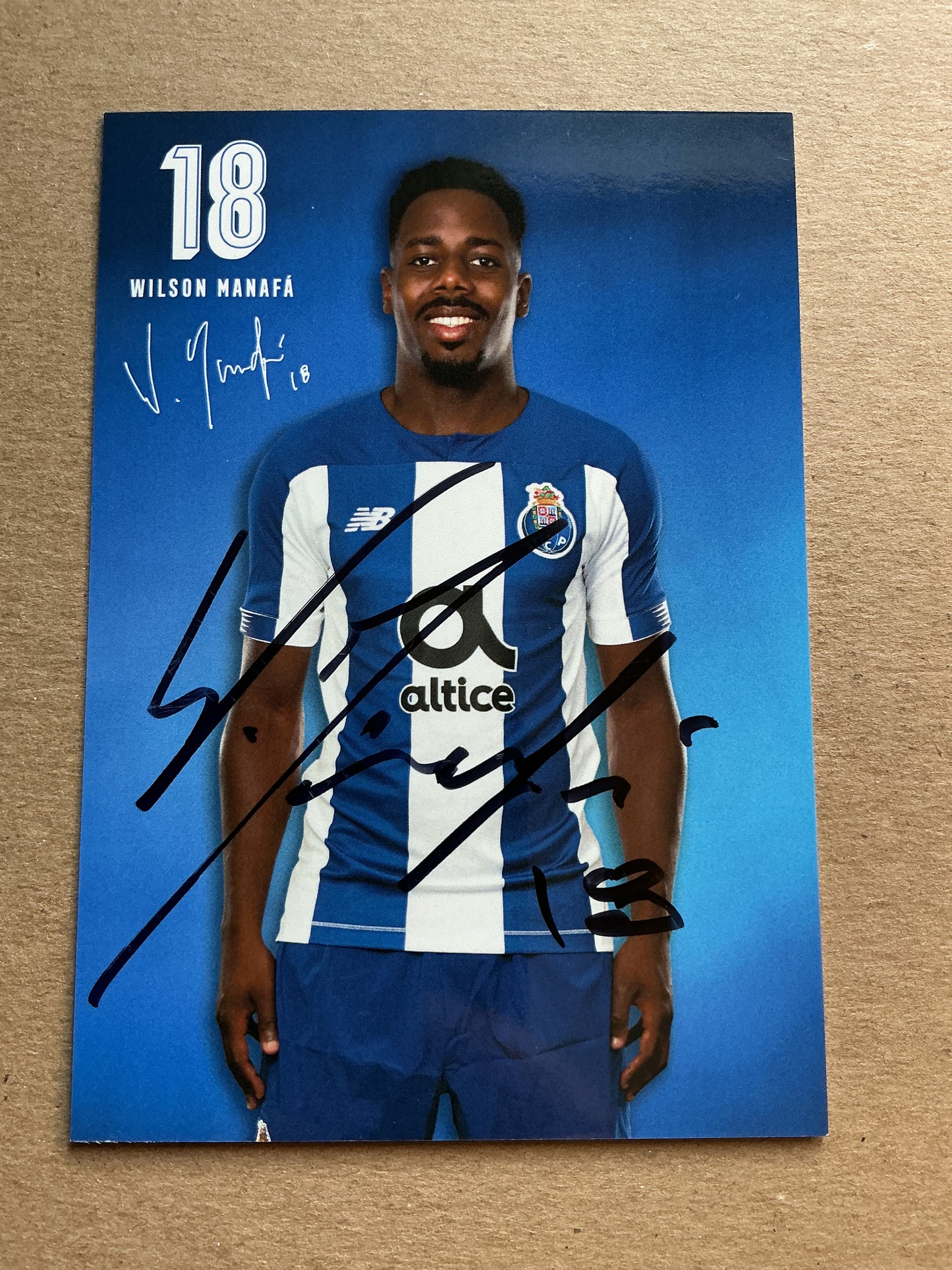 Wilson Manafá, Portugal 🇵🇹 FC Porto 2019/20 hand signed
