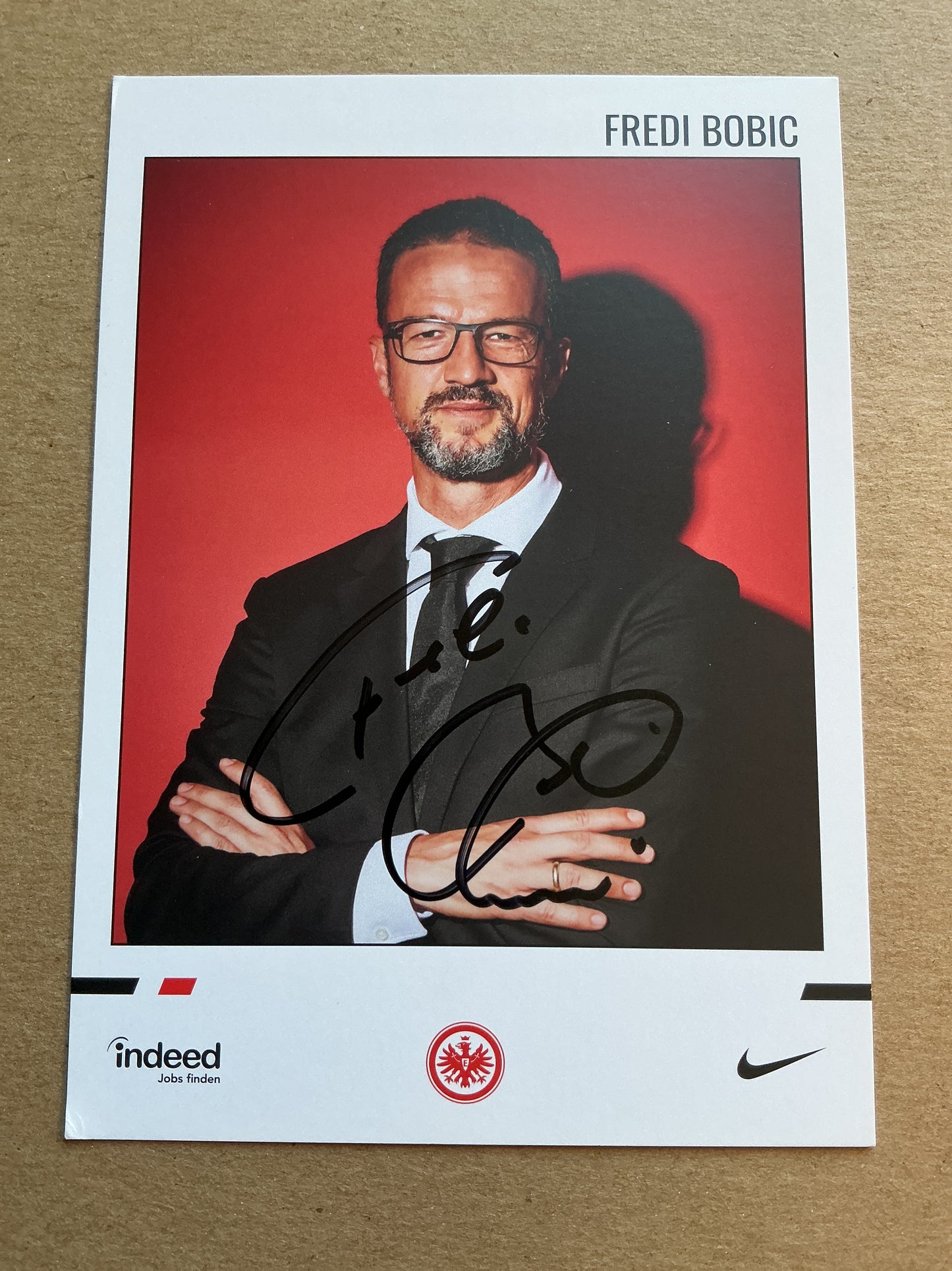 Fredi Bobic, Germany 🇩🇪 Eintracht Frankfurt 2019/20 hand signed