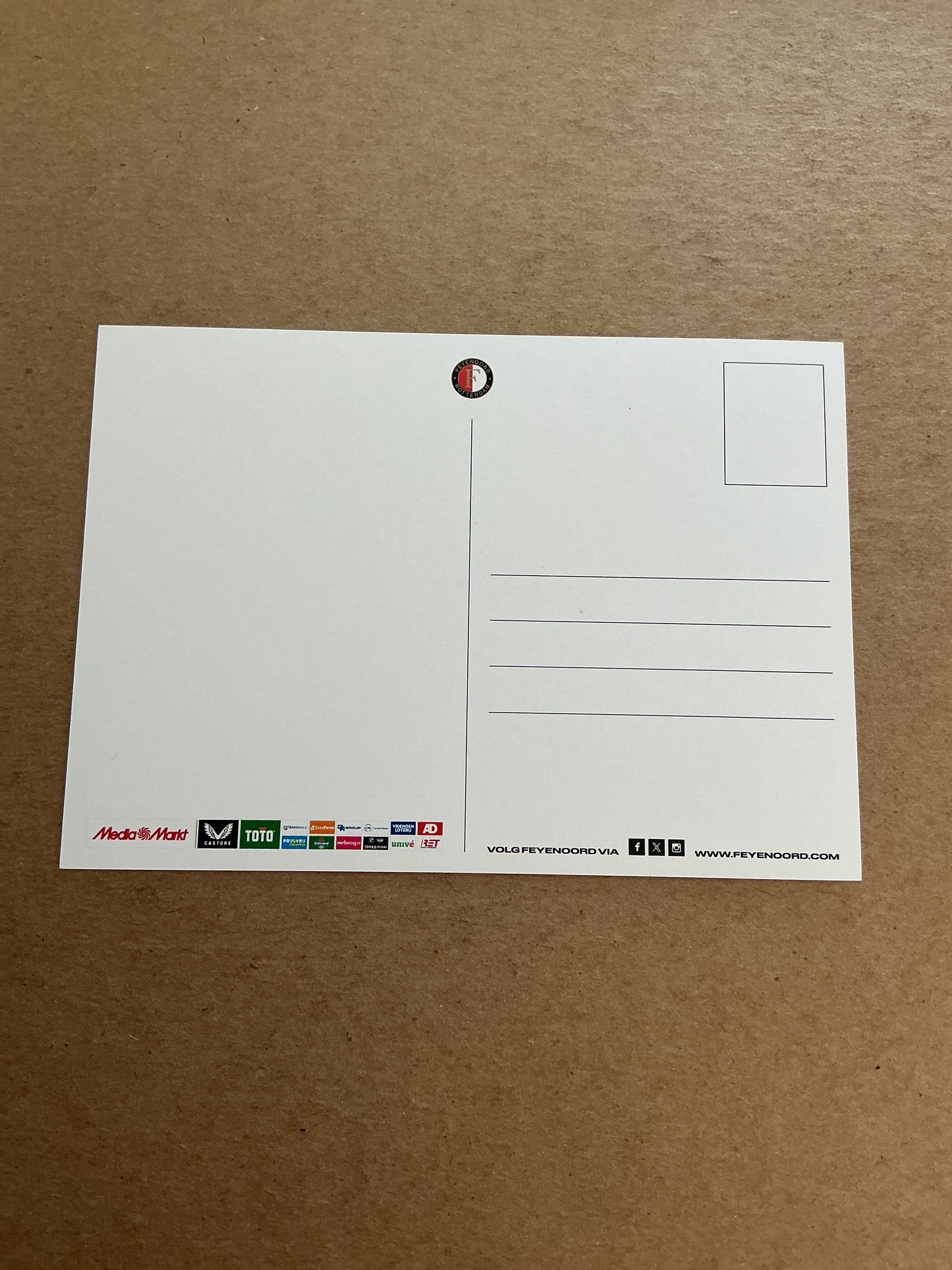 Stephano Carrillo, Mexico 🇲🇽 Feyenoord Rotterdam 2024/25 hand signed