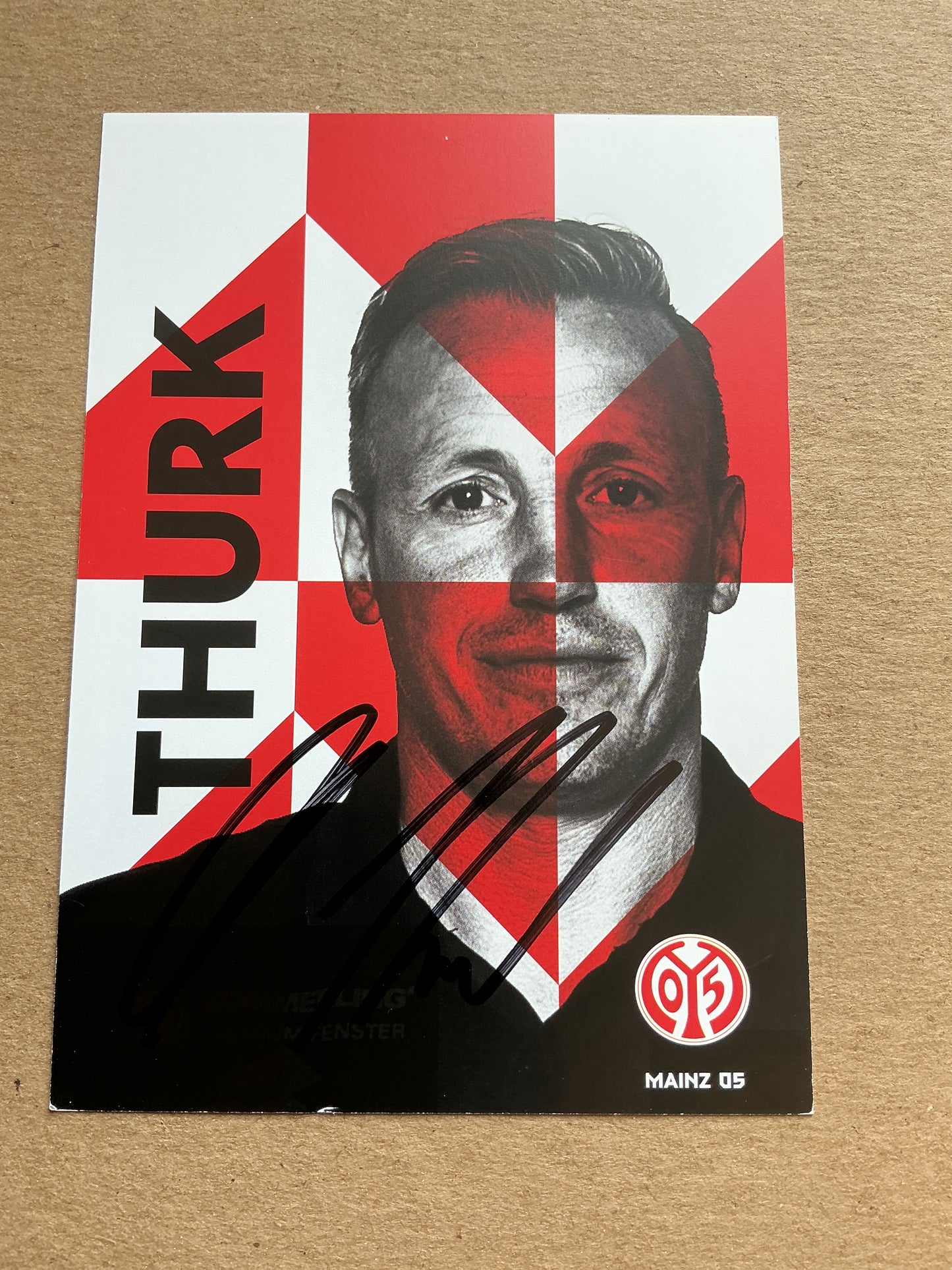 Michael Thurk, Germany 🇩🇪 FSV Mainz 05 2019/20 hand signed