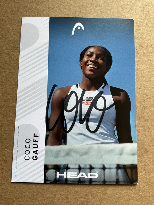 Coco Gauff, USA 🇺🇸 Tennis Sports 2025 hand signed