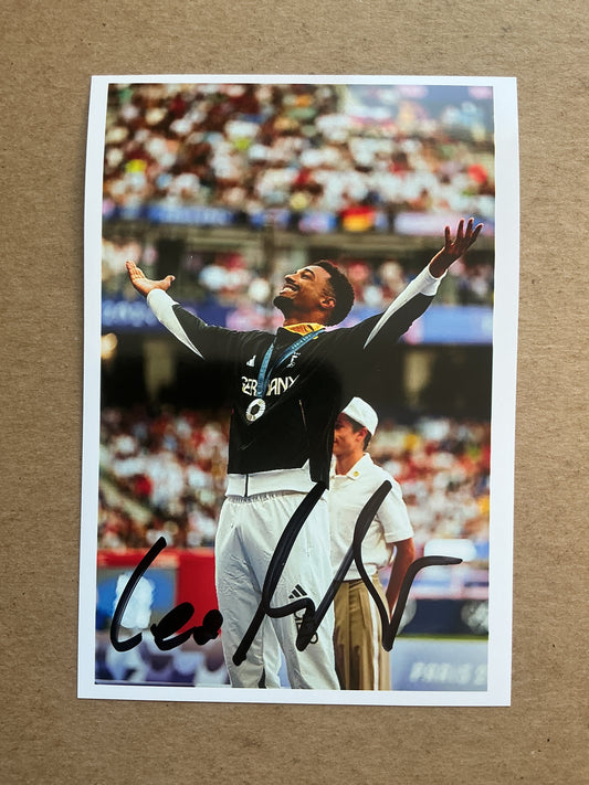 Leo Neugebauer, Germany 🇩🇪 Athletics Summer Olympics 2024 hand signed