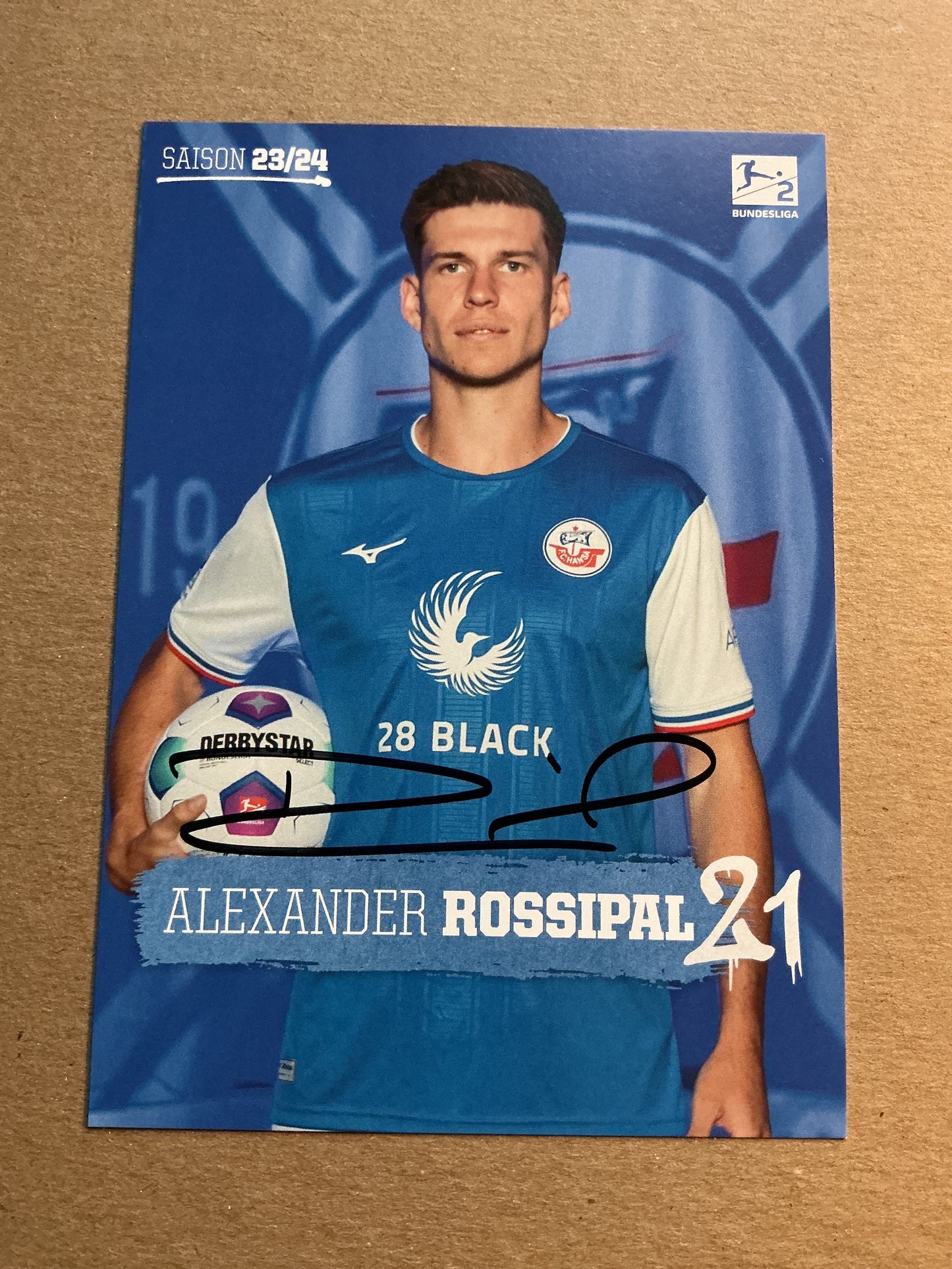 Alexander Rossipal, Germany 🇩🇪 Hansa Rostock 2023/24 hand signed